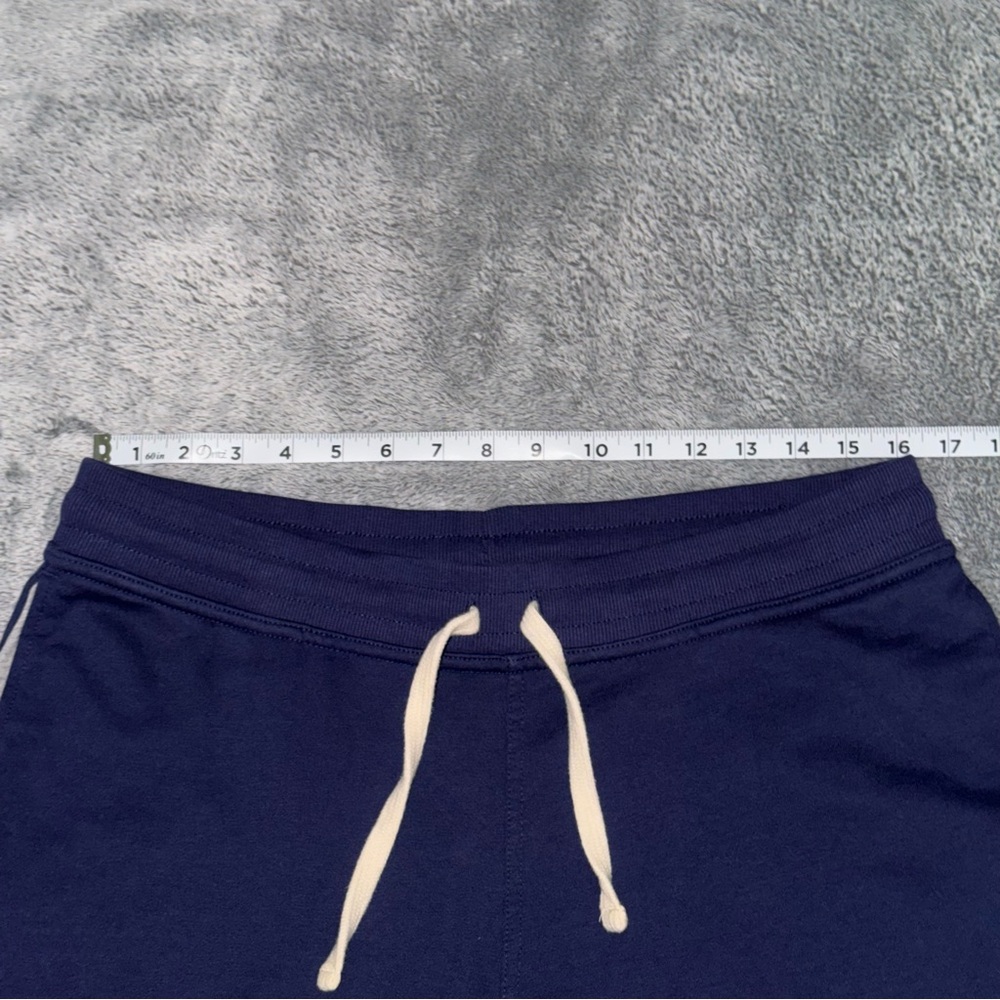Chubbies Loungewear Navy Blue Terry Drawstring Shorts - Picture 8 of 8